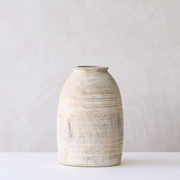 Vintage Wooden Pot