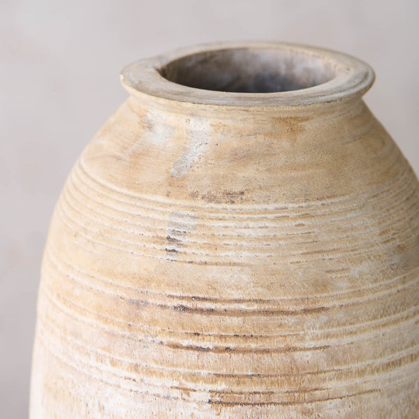 Vintage Wooden Pot