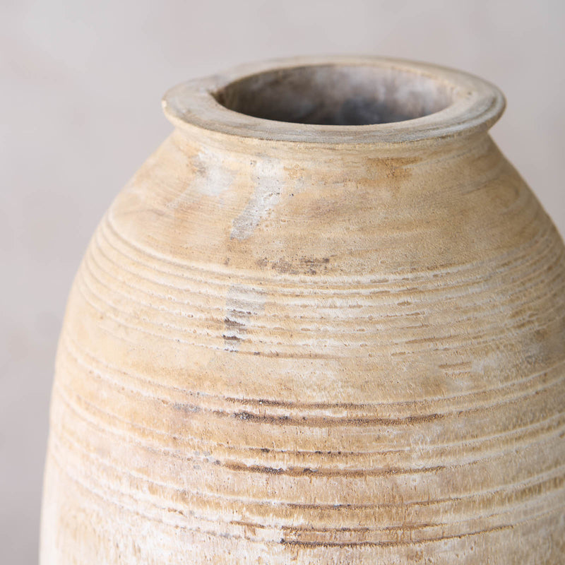 Vintage Wooden Pot