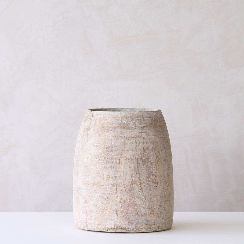 Vintage Wooden Pot