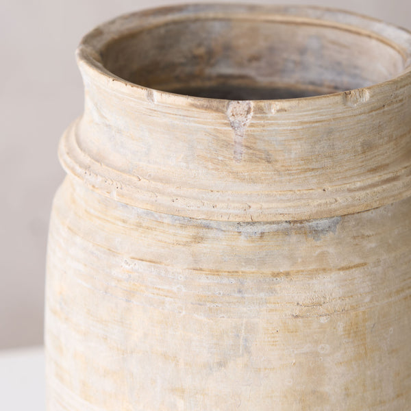 Vintage Wooden Pot