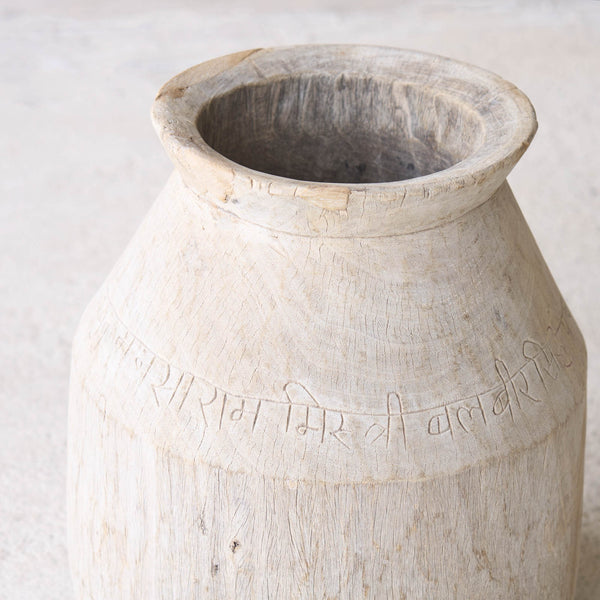 Vintage Wooden Pot