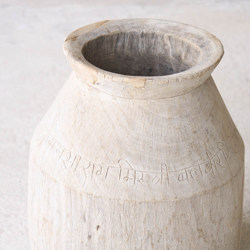Vintage Wooden Pot