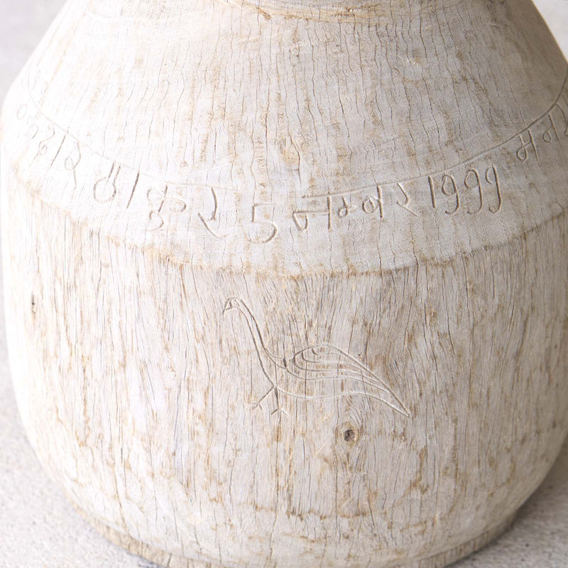 Vintage Wooden Pot