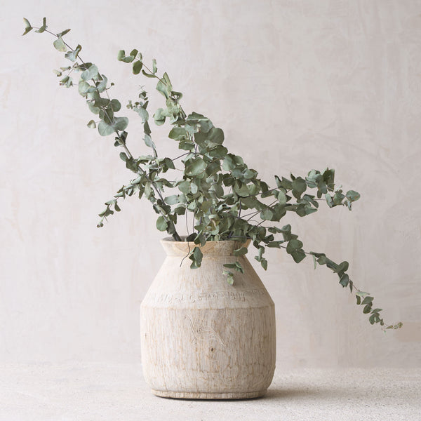 Vintage Wooden Pot