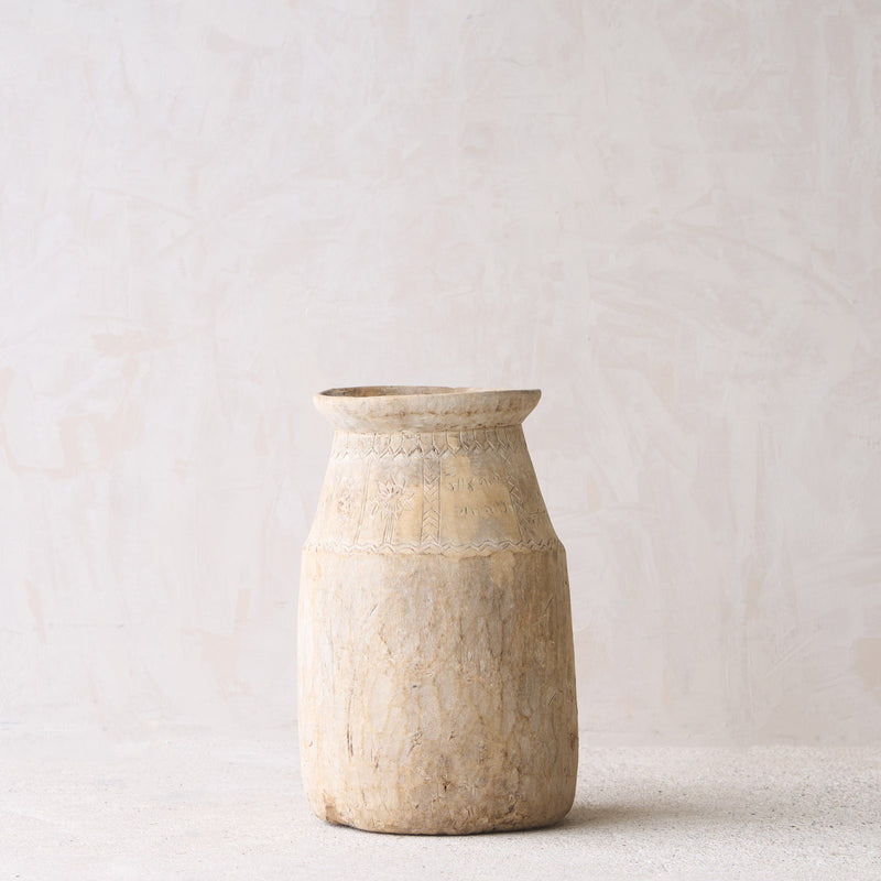 Vintage Wooden Pot