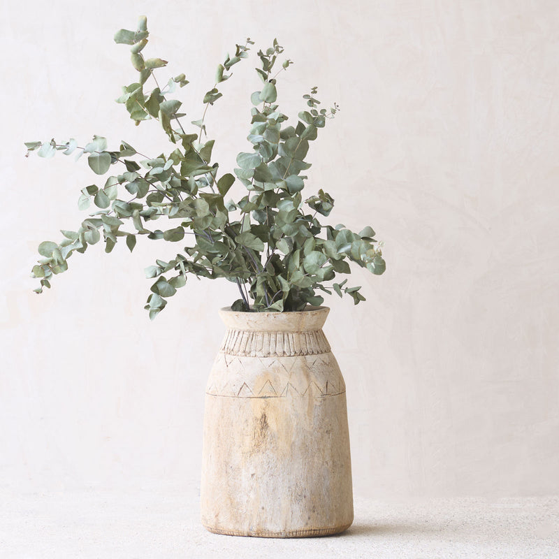 Vintage Wooden Pot