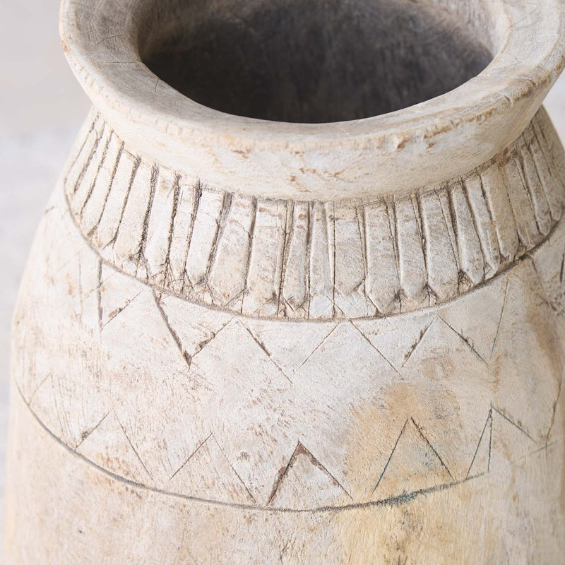 Vintage Wooden Pot