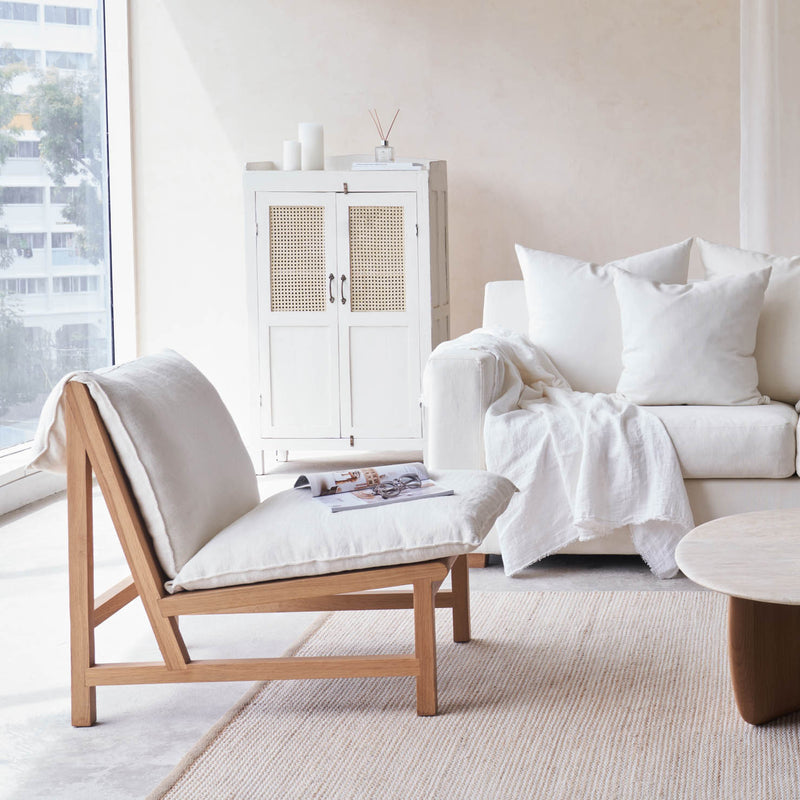 Cantaloupe Armchair | Ivory