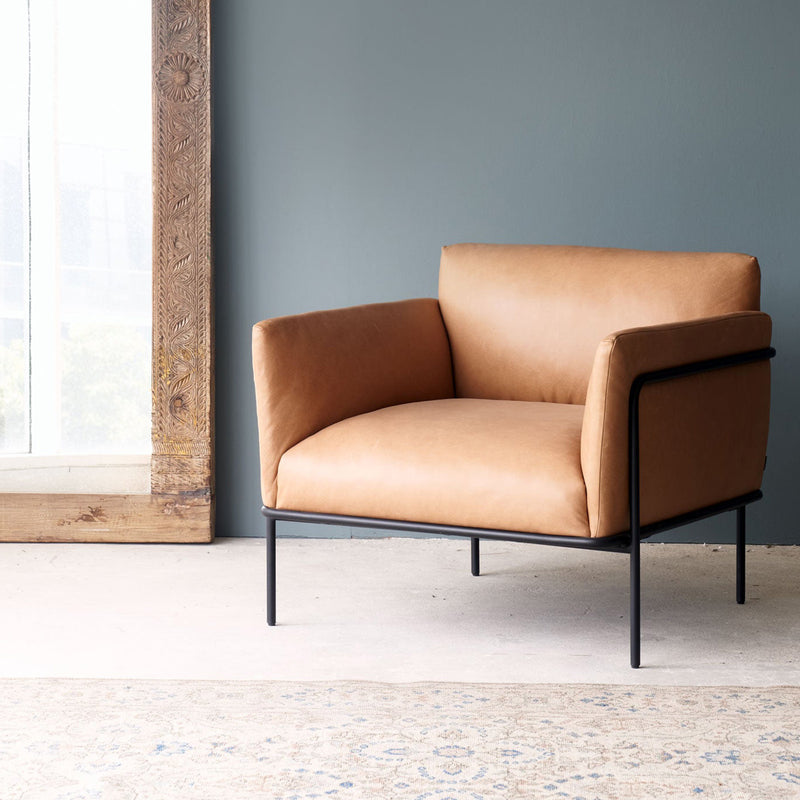 Scribe Leather Armchair | Canyon