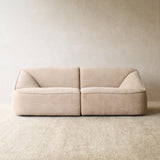 Facette Modular Fabric Sofa | 3 Seater - Ammonite (198cm)