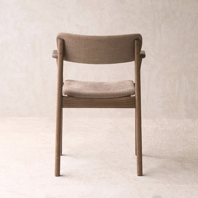 Poise Dining Chair with Arms | Latte Oak Frame - Harvest