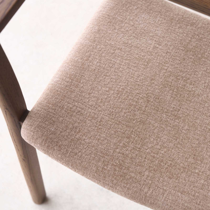 Poise Dining Chair with Arms | Latte Oak Frame - Harvest