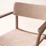 Poise Dining Chair with Arms | Latte Oak Frame - Harvest