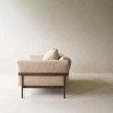 Timm 2 Seater Fabric Sofa | Espresso Oak - Ammonite (175cm)