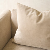 Timm 2 Seater Fabric Sofa | Espresso Oak - Ammonite (175cm)