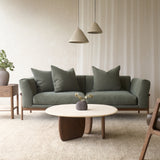 Timm 3 Seater Fabric Sofa | Latte Oak - Grenada (210cm)