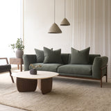 Timm 3 Seater Fabric Sofa | Latte Oak - Grenada (210cm)