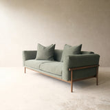 Timm 3 Seater Fabric Sofa | Latte Oak - Grenada (210cm)