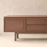 Yorke Oak TV Console | Walnut Stained Oak