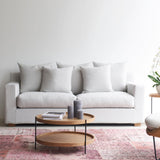 Beccy Fabric Sofa | 3 Seater - Pearl (216cm)