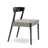 Sketch Black Frame Bespoke Fabric Ronda Dining Chair from Originals Furniture Singapore