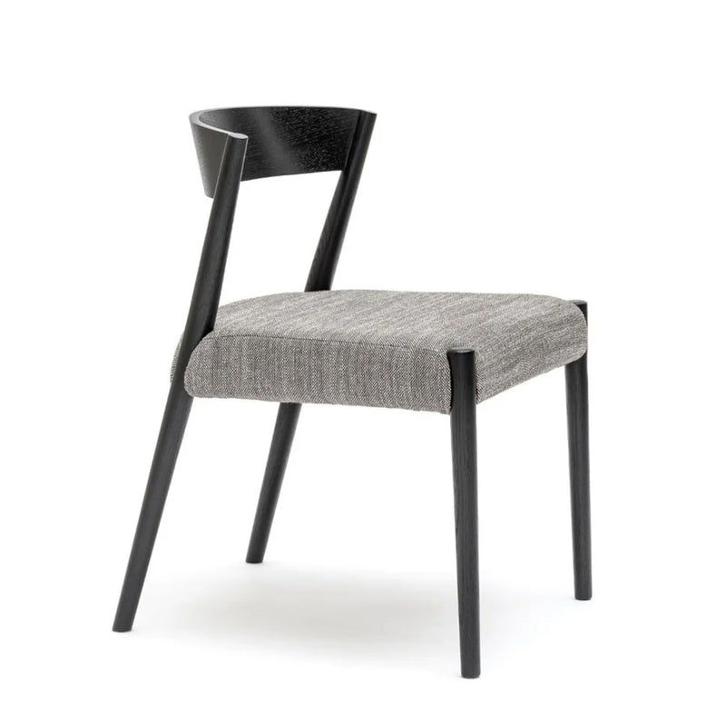 Sketch Black Frame Bespoke Fabric Ronda Dining Chair from Originals Furniture Singapore