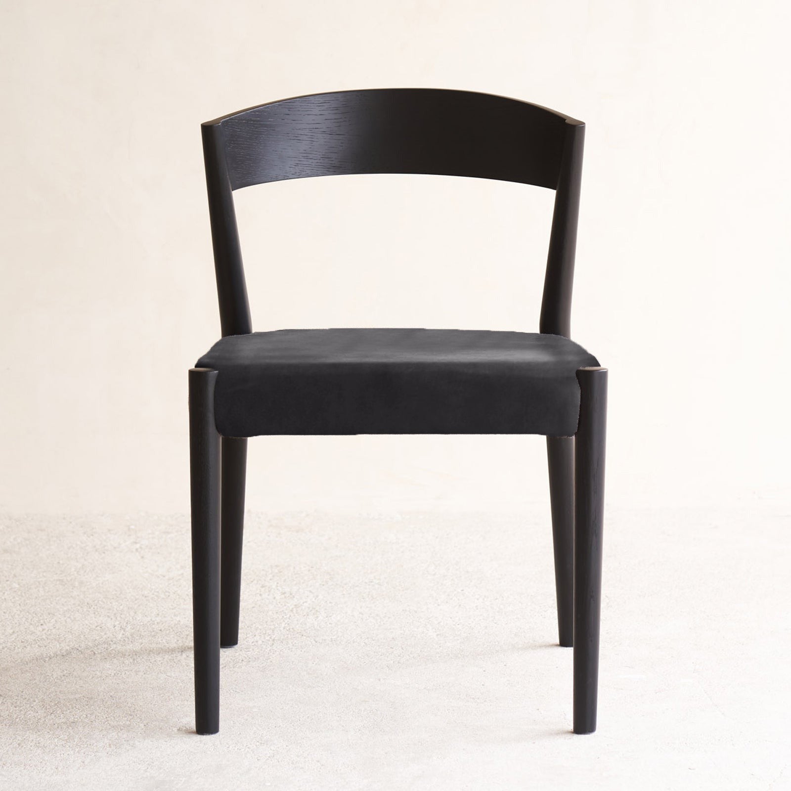 Ronda Dining Chair | Black Frame - Bespoke Leather – Originals Furniture