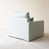 Sketch Celadon Sloopy Fabric Armchair from Originals Furniture Singapore