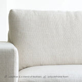 Hansen L Shape Fabric Sofa | Sand (299cm)