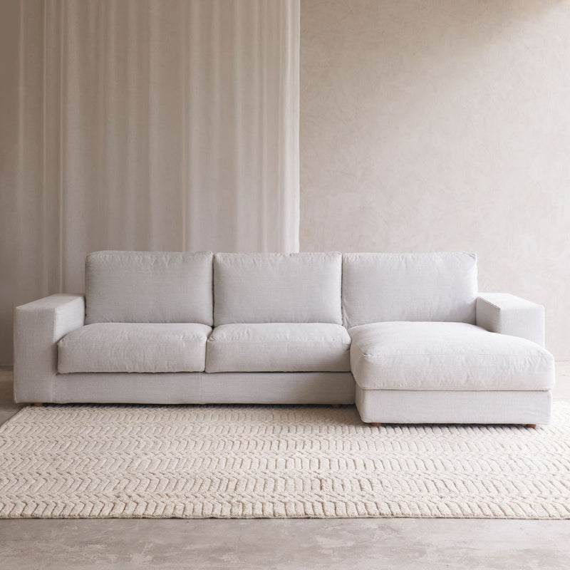 Hansen L Shape Fabric Sofa | Bespoke Fabric