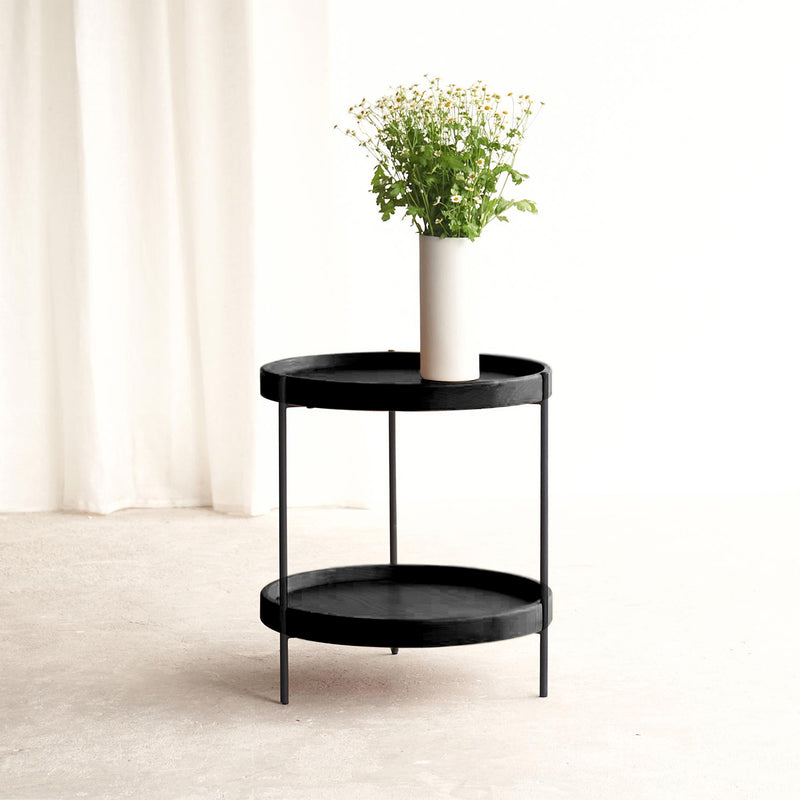 Humla side table in black- Originals Furniture Singapore