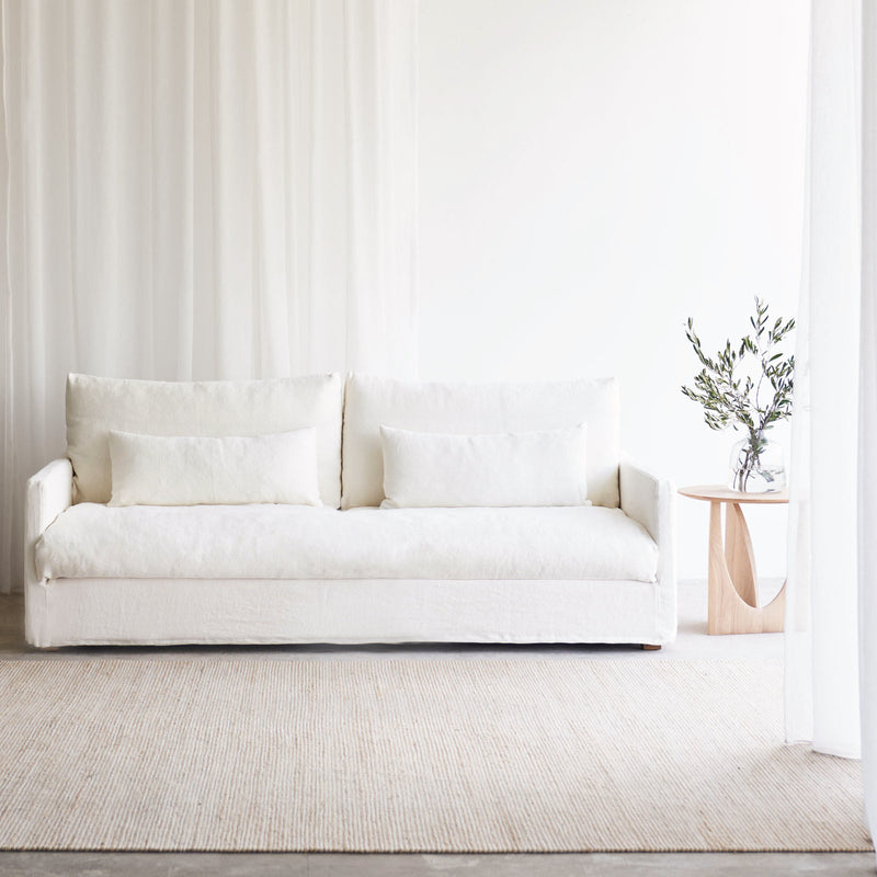 Island Fabric Sofa | Blanc