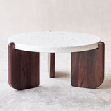 Native Coffee Table | White Terrazzo - Bespoke