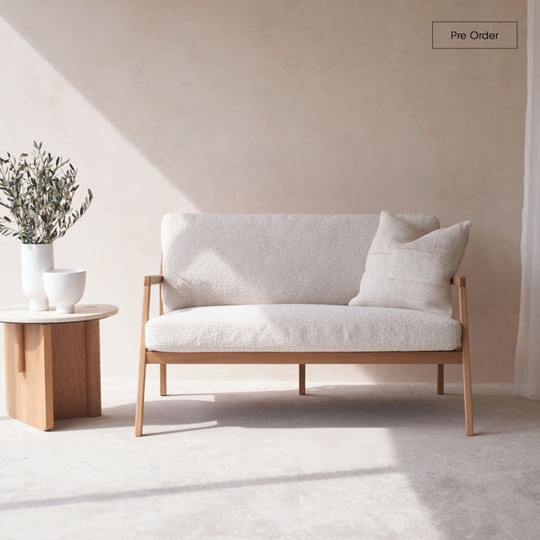 Nysse Sofa | 2 Seater - Bespoke Fabric & Leather (135cm)
