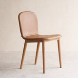 Puddle Leather Dining Chair | Oak Frame - Canyon