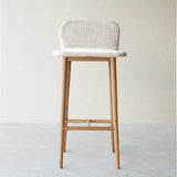 Sketch puddle oak frame bar stool bespoke - Originals Furniture Singapore