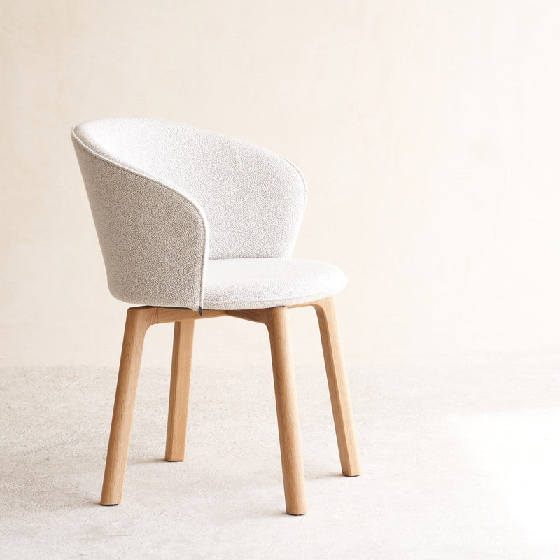 Glide Dining Chair | Oak - Snow