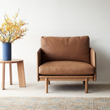 Pensive Leather Armchair | Canyon