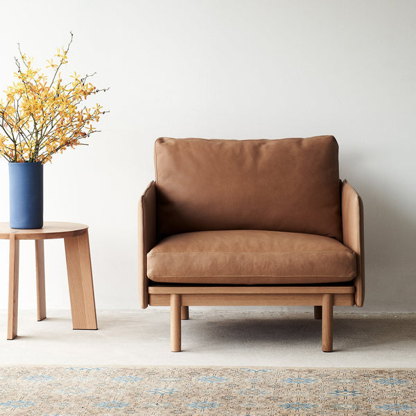 Pensive Leather Armchair | Canyon