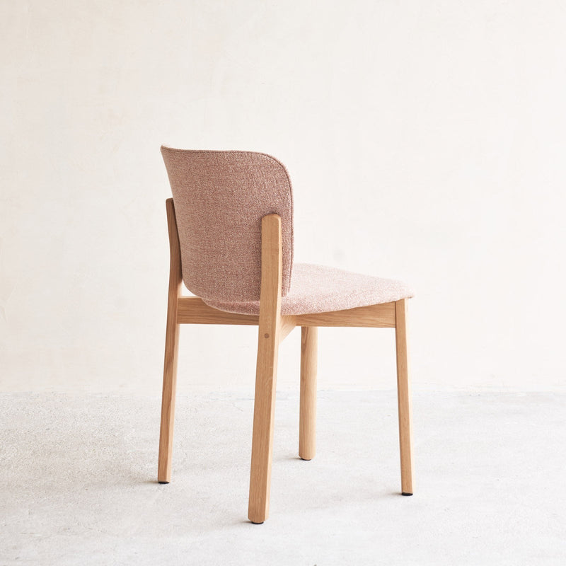 Pinta Dining Chair | Pink, Oak Frame