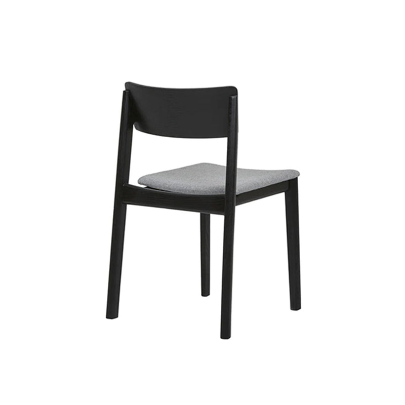 Poise Dining Chair | Black Oak - Bespoke Fabric