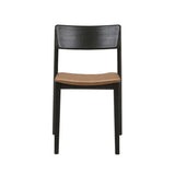 Poise Dining Chair | Black Oak - Bespoke Leather