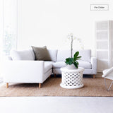 Sketch Ponte Corner Sofa Bespoke Custom Fabric from Originals Furniture Singapore