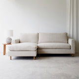 Sketch Ponte Petite L Shape Sofa Bespoke Custom Fabric from Originals Furniture Singapore