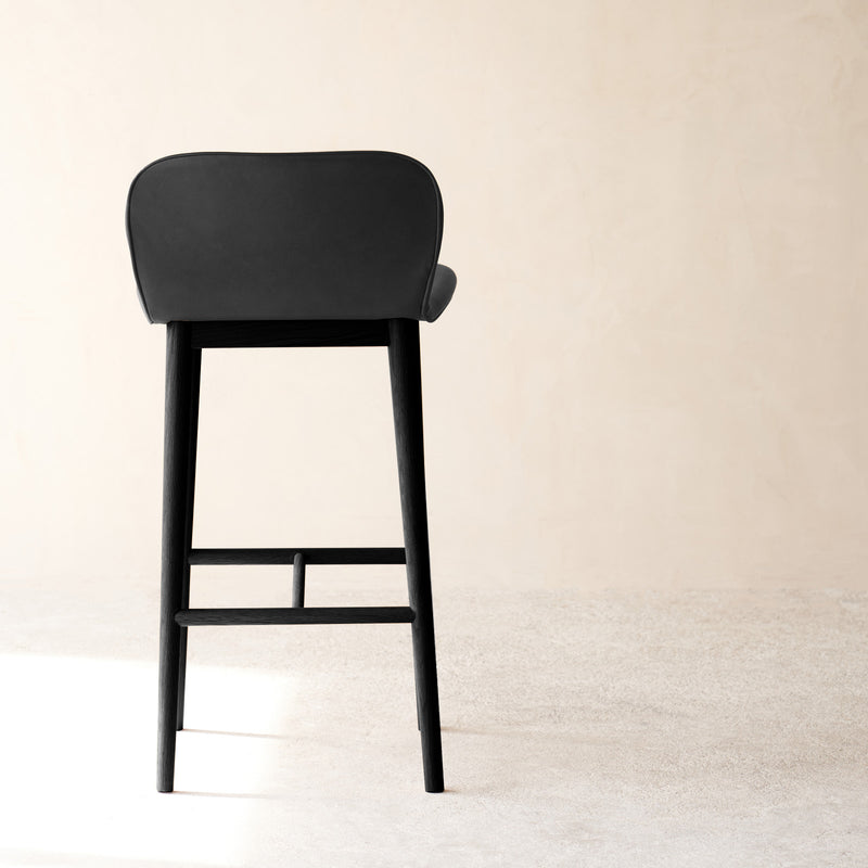 Sketch puddle black frame counter stool bespoke - Originals Furniture Singapore