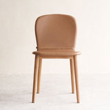 Puddle Leather Dining Chair | Oak Frame - Canyon