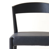 Ronda Dining Chair | Black Frame - Bespoke Leather