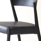 Ronda Dining Chair | Black Frame - Bespoke Leather