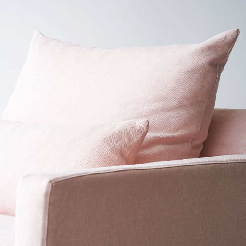 Sketch Shell Pink Sloopy Fabric Armchair from Originals Furniture Singapore